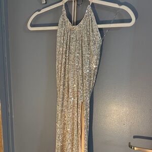 Gold Sequin Floor Length Dress for Sale up to 90% Off: Poshmark
